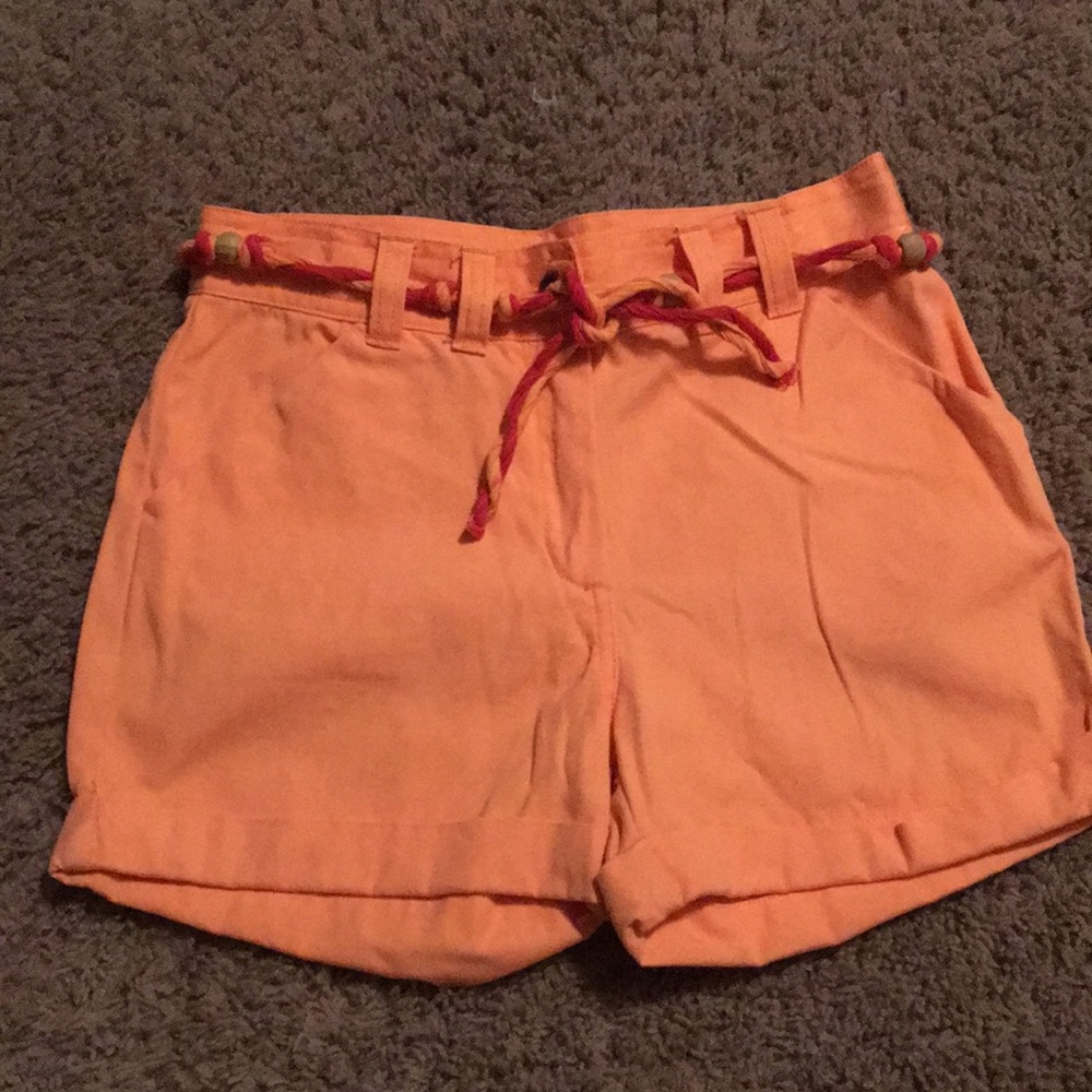 Vintage Gymboree Fiesta Del Sol orange shorts Size 9